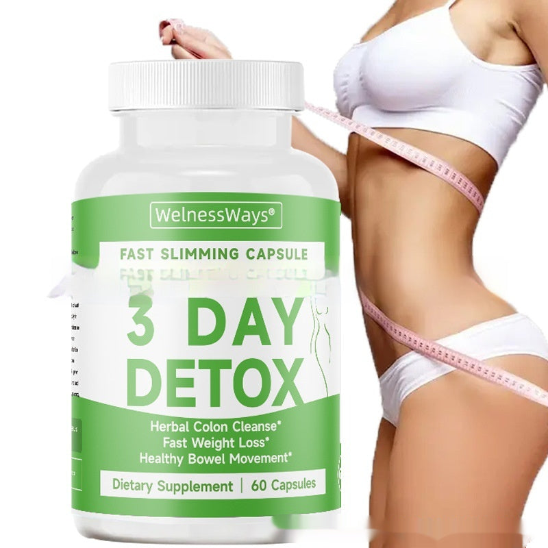 3-day Fast Slimming Detox Herbal Colon Cleanse Capsules